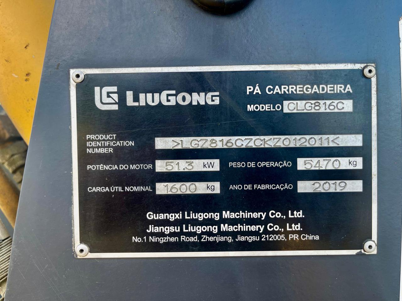 Carregadeira LiuGong 816c - Imagem 5